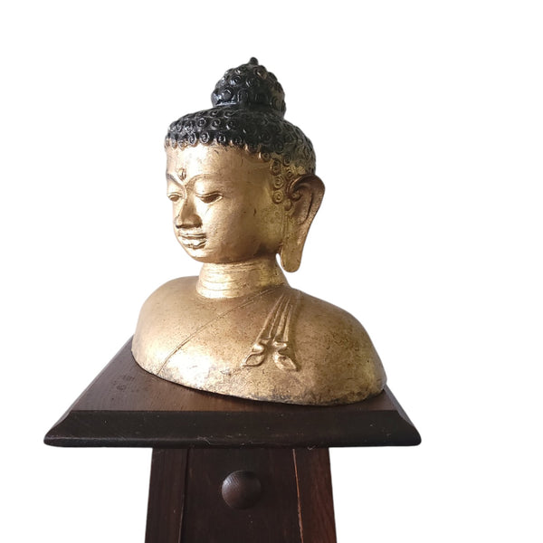 Bronze Nepali Buddha Bust