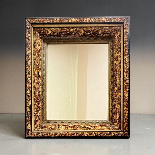 Antique Eastlake Mirror With Faux Marbelized Surround