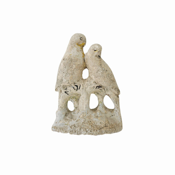 Antique Chalkware Lovebirds