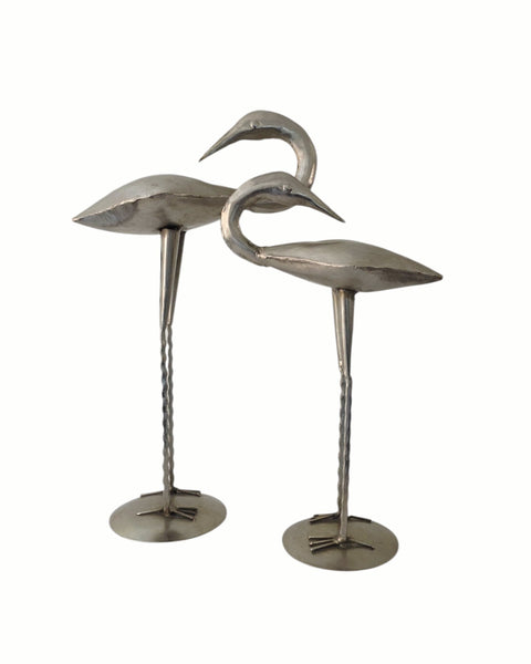 Metal Stork Pair