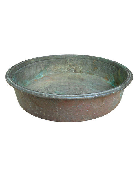 Antique French Large Copper Confiture Pan