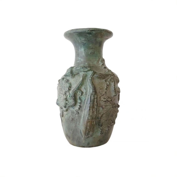 Japanese Cast Bronze Vase