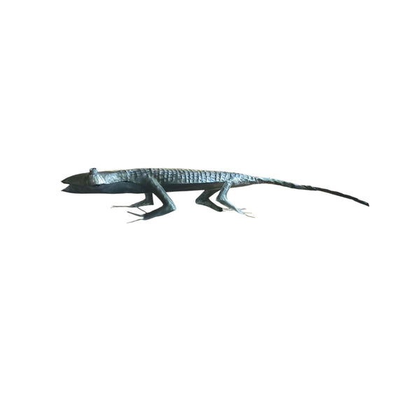 Folk Art Tin Iquana Lizard