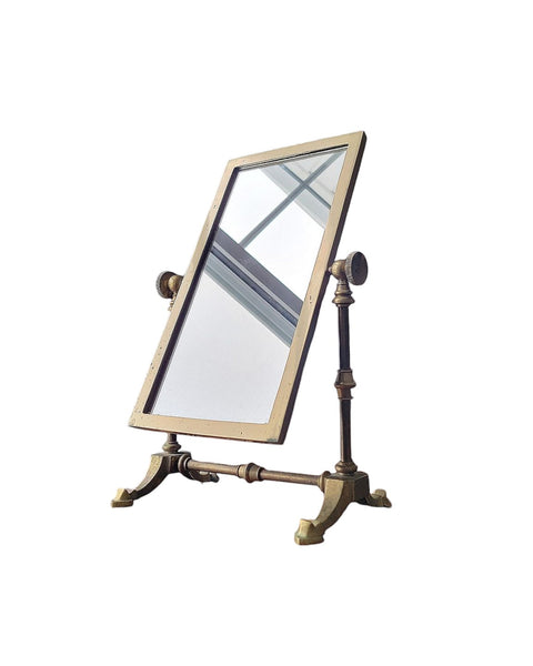 Brass Adjustable Tabletop Mirror