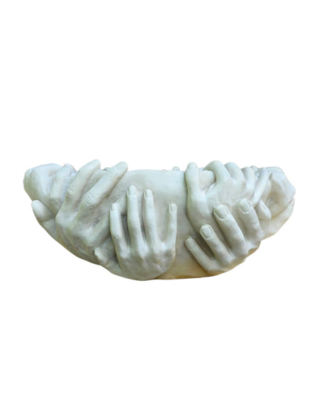 Sculptural 'Hands' Bowl In The Style Of Fornasetti