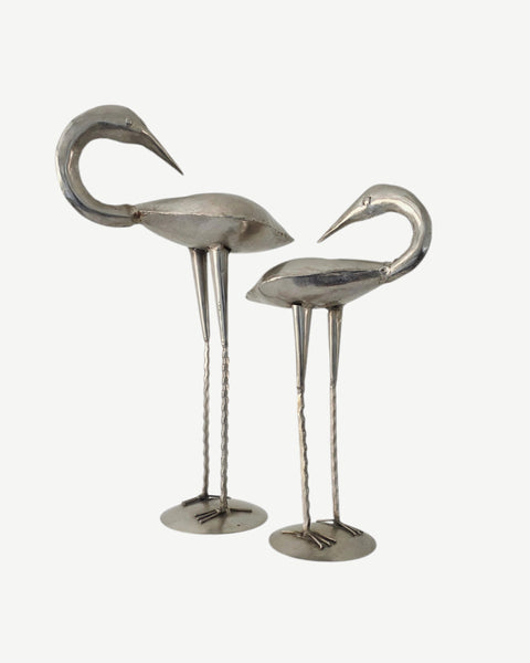 Metal Stork Pair