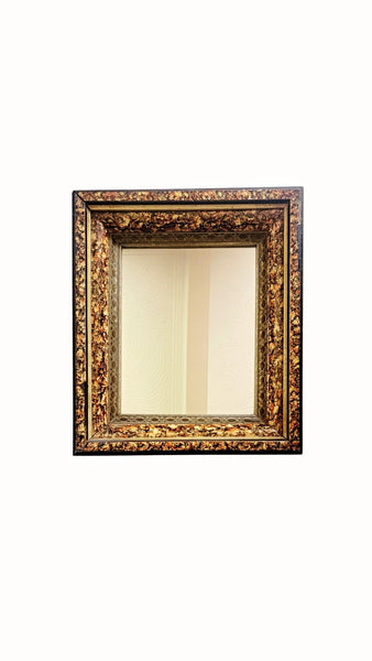 Antique Eastlake Mirror With Faux Marbelized Surround