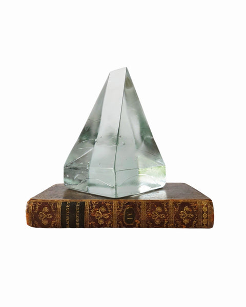 Robert Buick Art Glass Pyramidal Object