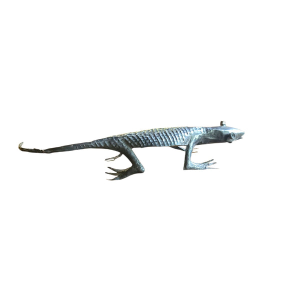 Folk Art Tin Iquana Lizard