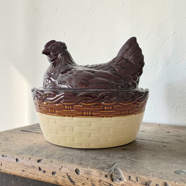 Rosenthal Neter Ceramic Hen On Nest Mid Century