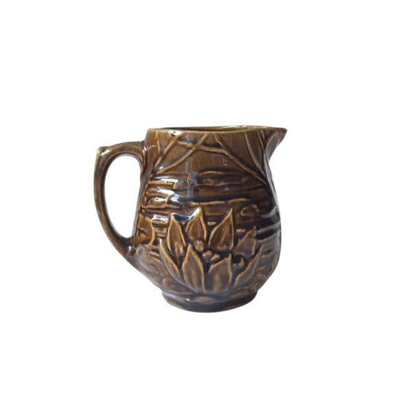 McCoy Pitcher With Water Lily Pattern