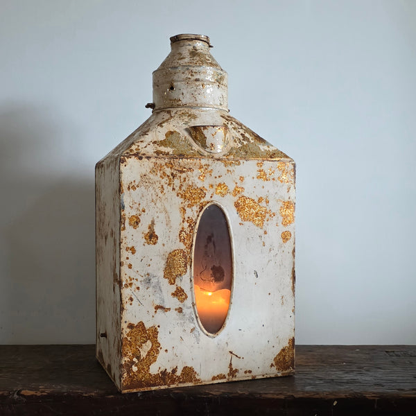 Primitive Metal Candle Lantern