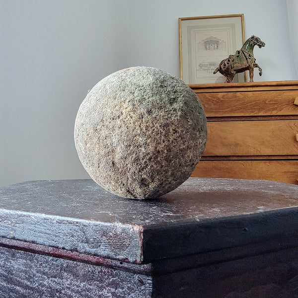 Antique Small Stone Cannonball