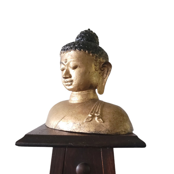 Bronze Nepali Buddha Bust