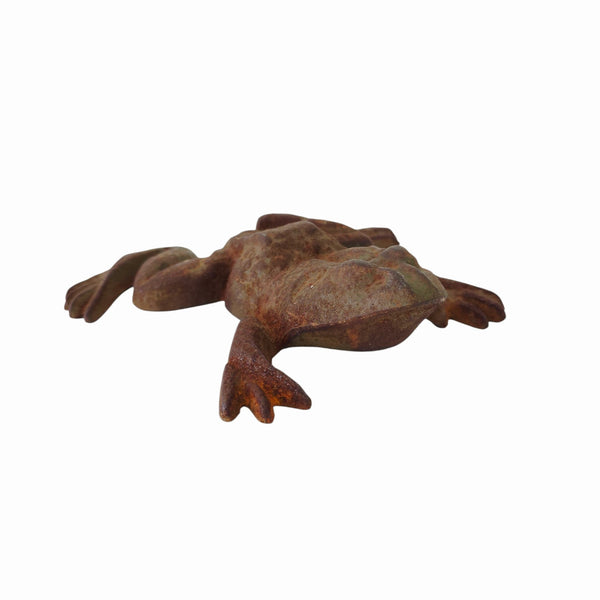 Charming Cast Iron Garden Frog