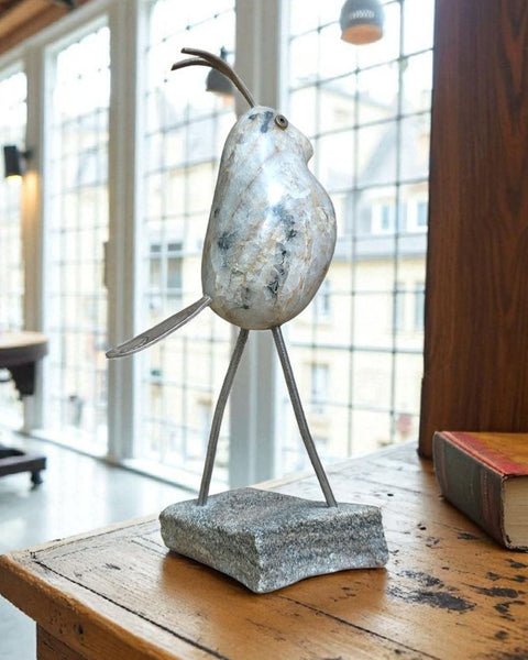 Artisan Marble & Metal Bird