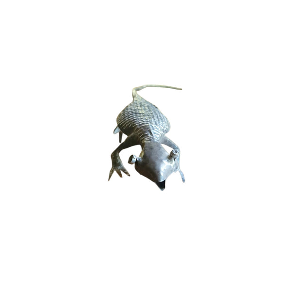 Folk Art Tin Iquana Lizard