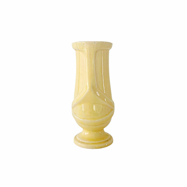Soft Yellow Pottery Vase
