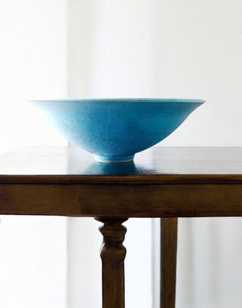 Exquisite Blue Studio Pottery Bowl