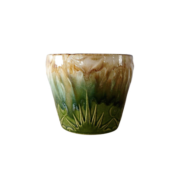 Four RRPCo Sun & Moon Flower Plant Pots