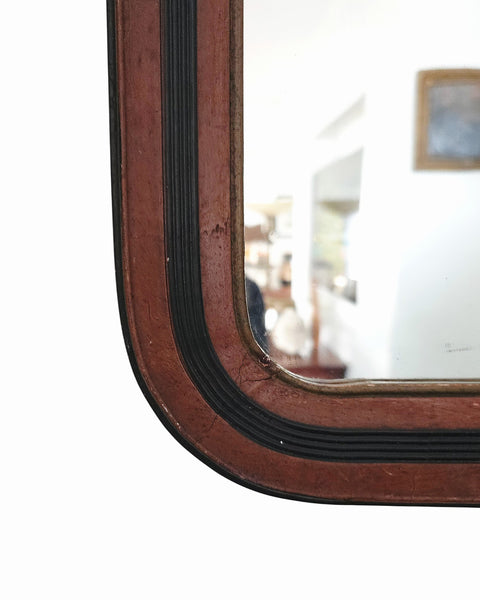 Antique Mirror With Original Glass
