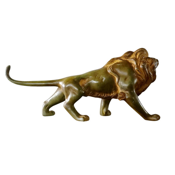 Japanese Cast Bronze Lion