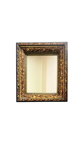 Antique Eastlake Mirror With Faux Marbelized Surround