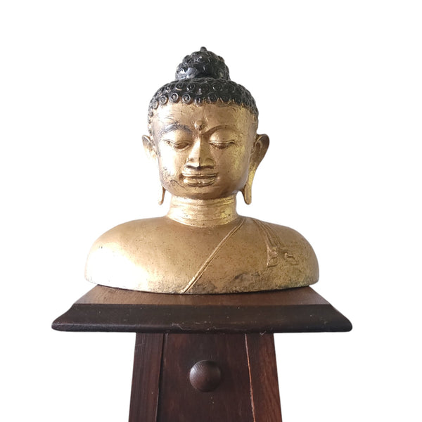 Bronze Nepali Buddha Bust