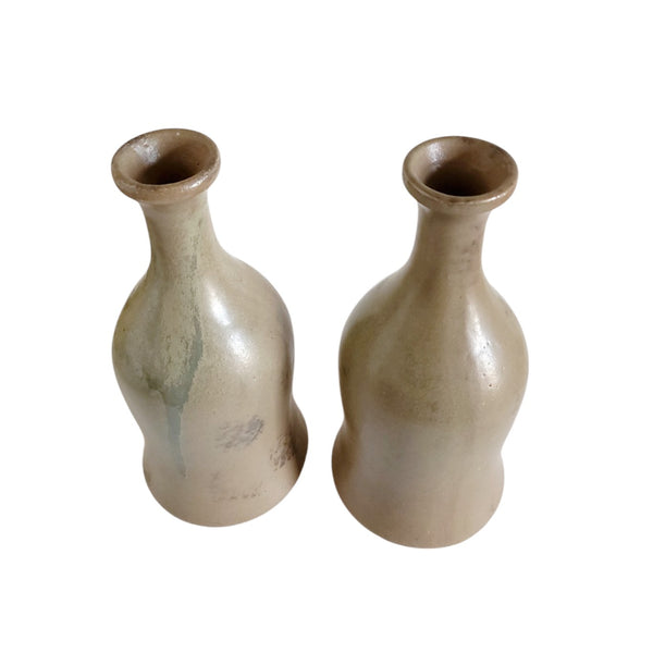 Studio Pottery Bottle Vases