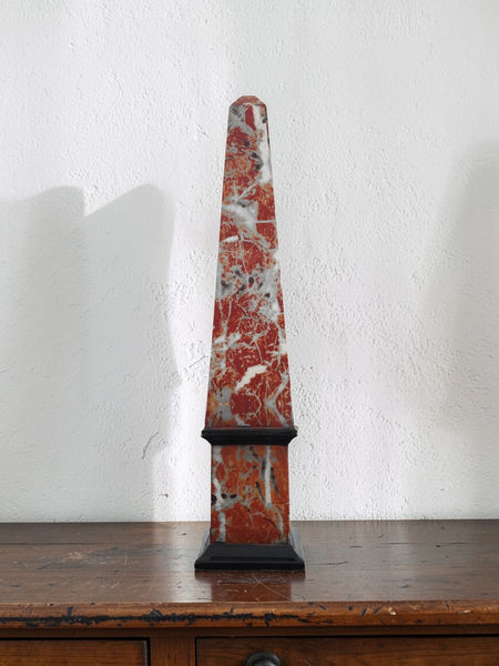 Fabulous Very Tall Mid Century Italian Ceramic Obelisk