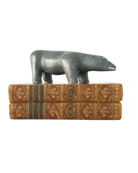 Inuit Soapstone Bear Signed