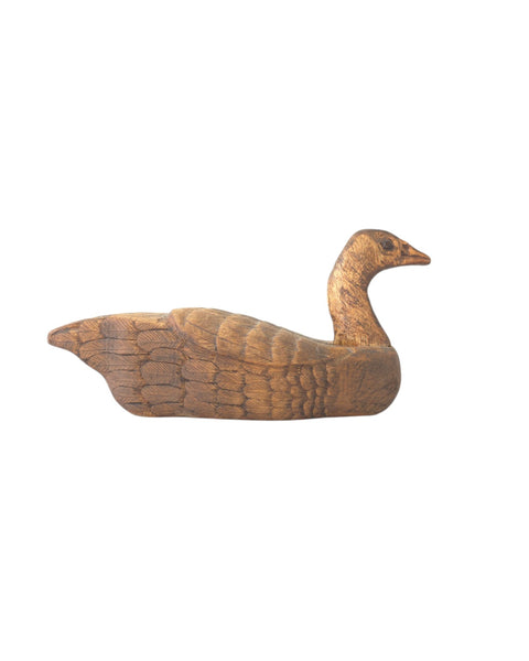 Vintage Carved Wood Primitive Duck