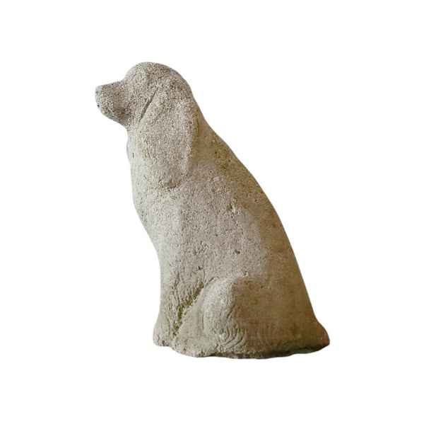 Cement Garden Dog Doorstop