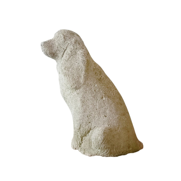 Cement Garden Dog Doorstop