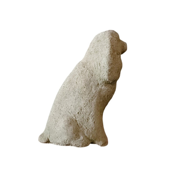 Cement Garden Dog Doorstop