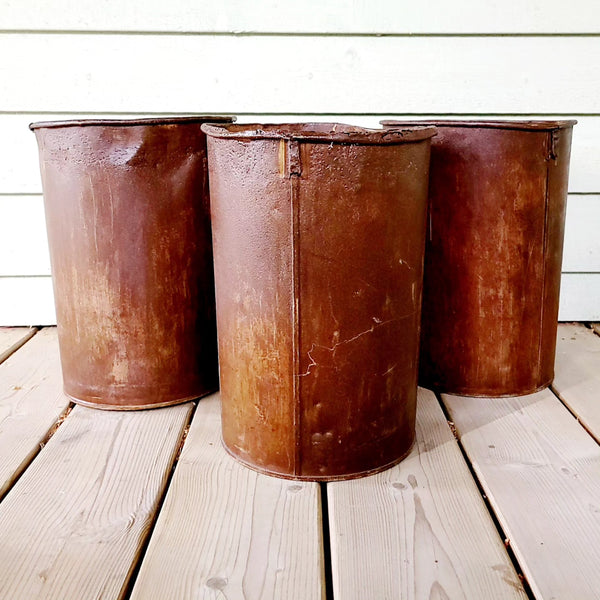 Rustic Vintage Sap Buckets
