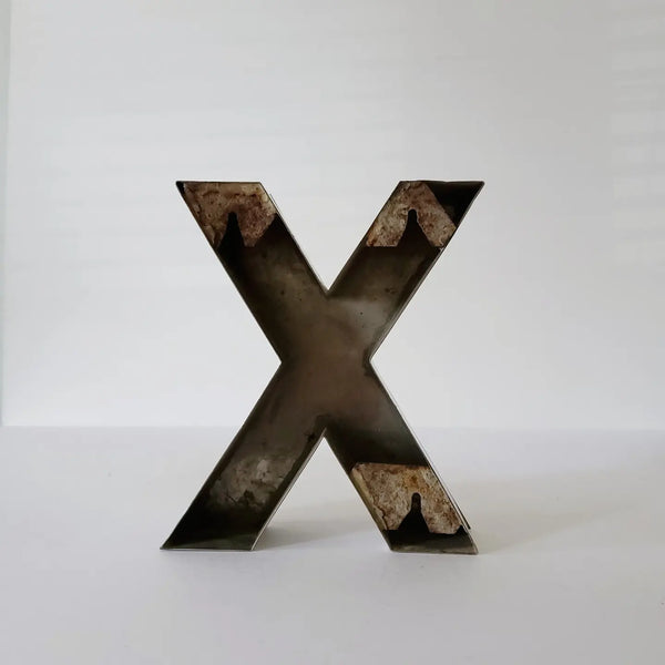 Decorative Metal Letter X