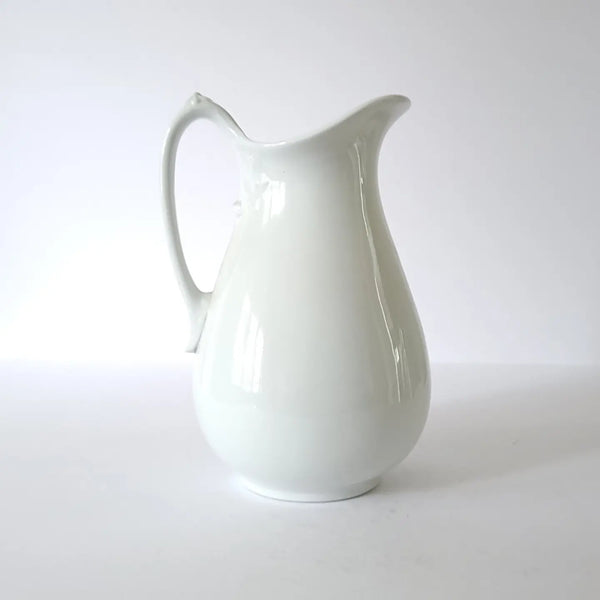 Tall Shapely Ironstone Pitcher