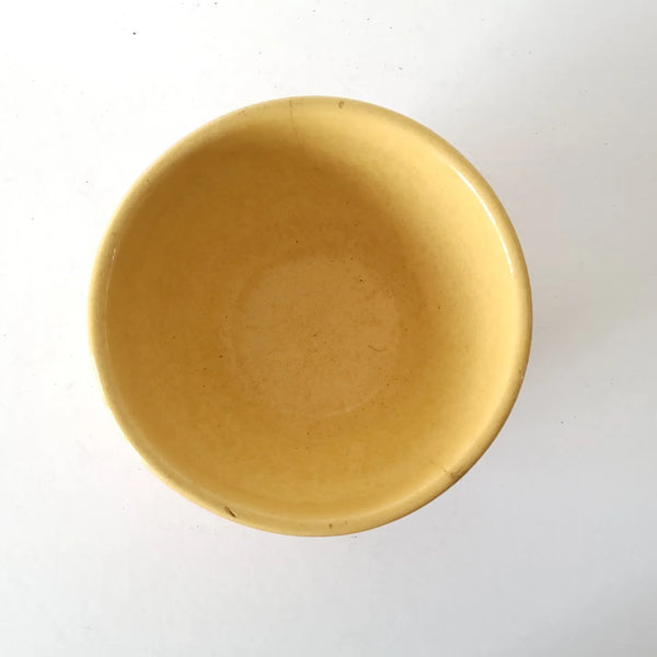 Dusty Pink Stoneware Yellowware Mixing Bowl
