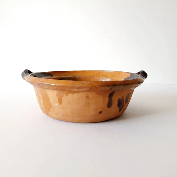 Antique Terra Cotta Bakeware Dish