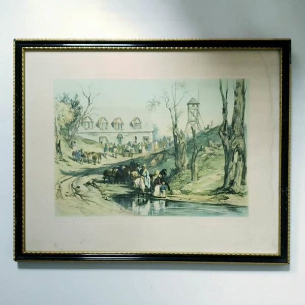 Illustrated Canadian Print "A Church At Beauharnois"